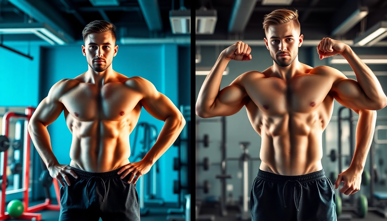 Transformation von Körpern testo vorher nachher mit beeindruckenden Fitnessergebnissen