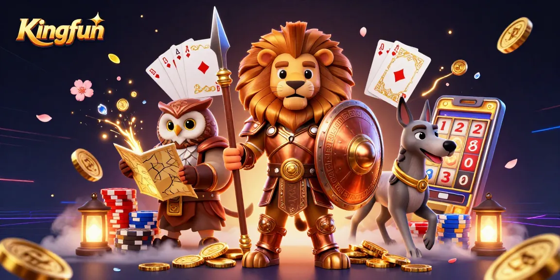 Experience thrilling wins at Kingfun with a dynamic scene of gaming excitement