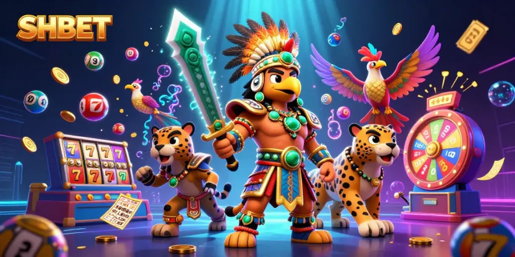 Experience thrilling gaming at SHBET with colorful slots and dynamic lottery elements!
